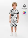 Детская пижама с шортами / Кошки