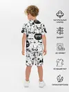 Детская пижама с шортами / Кошки