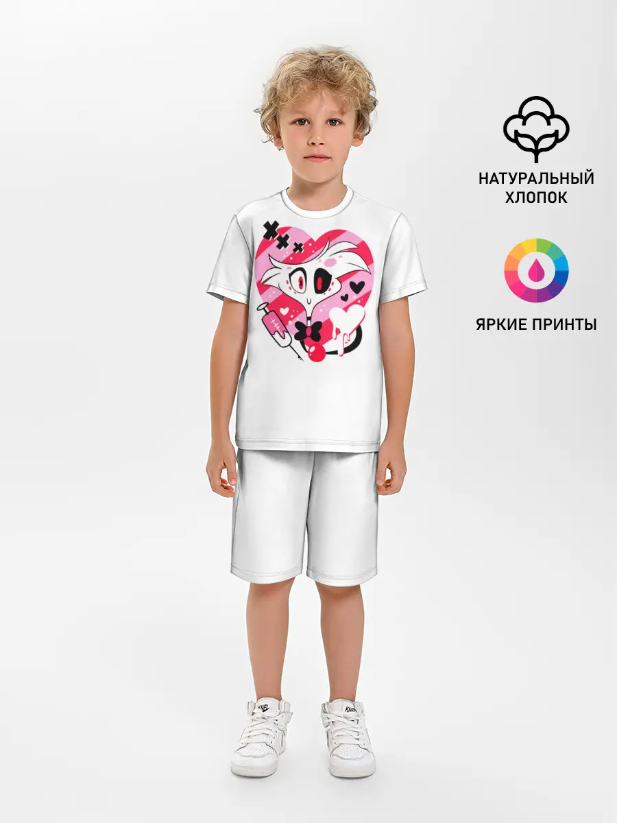 Детская пижама с шортами / Hazbin Hotel