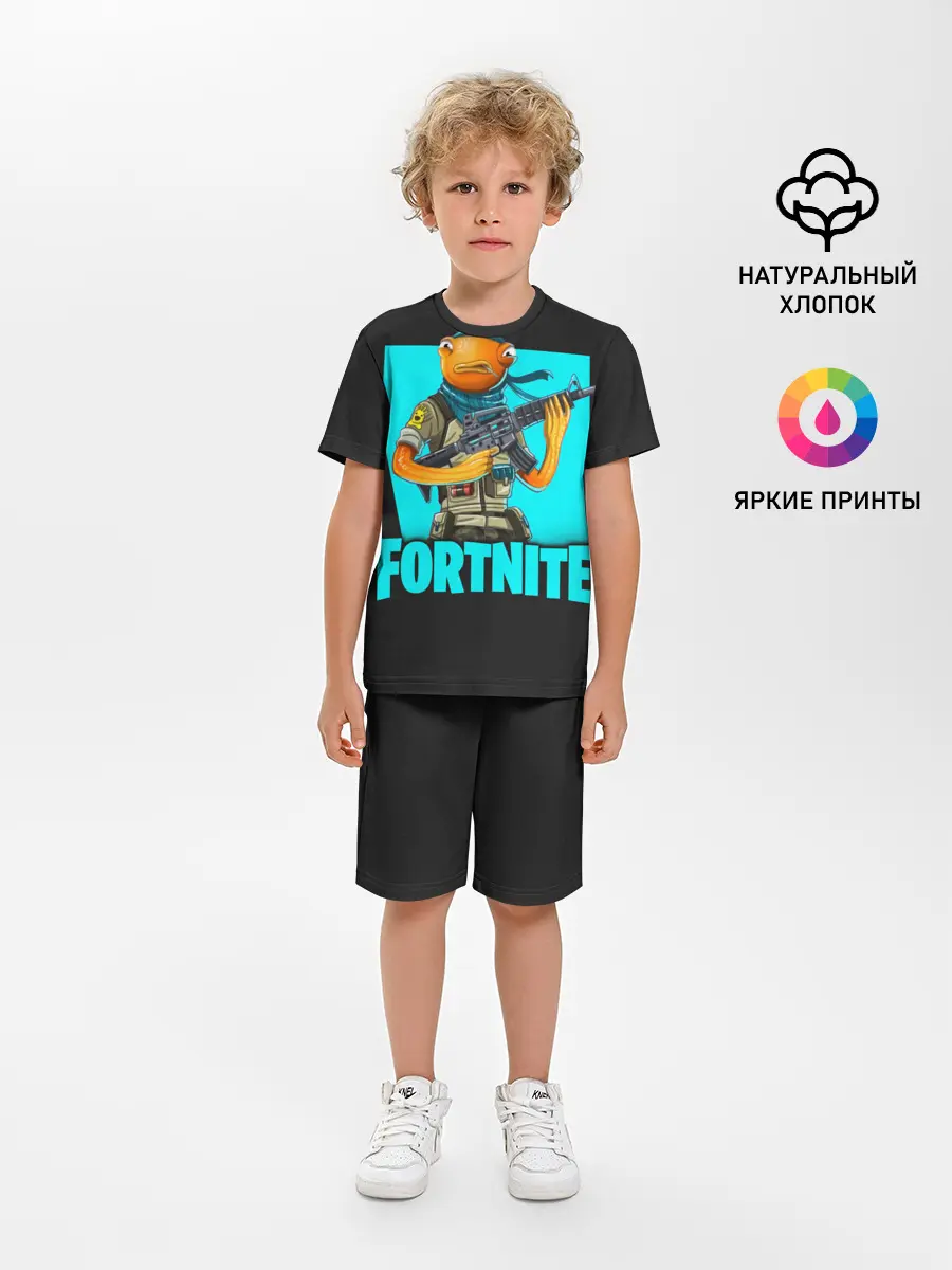Детская пижама с шортами / Fortnite
