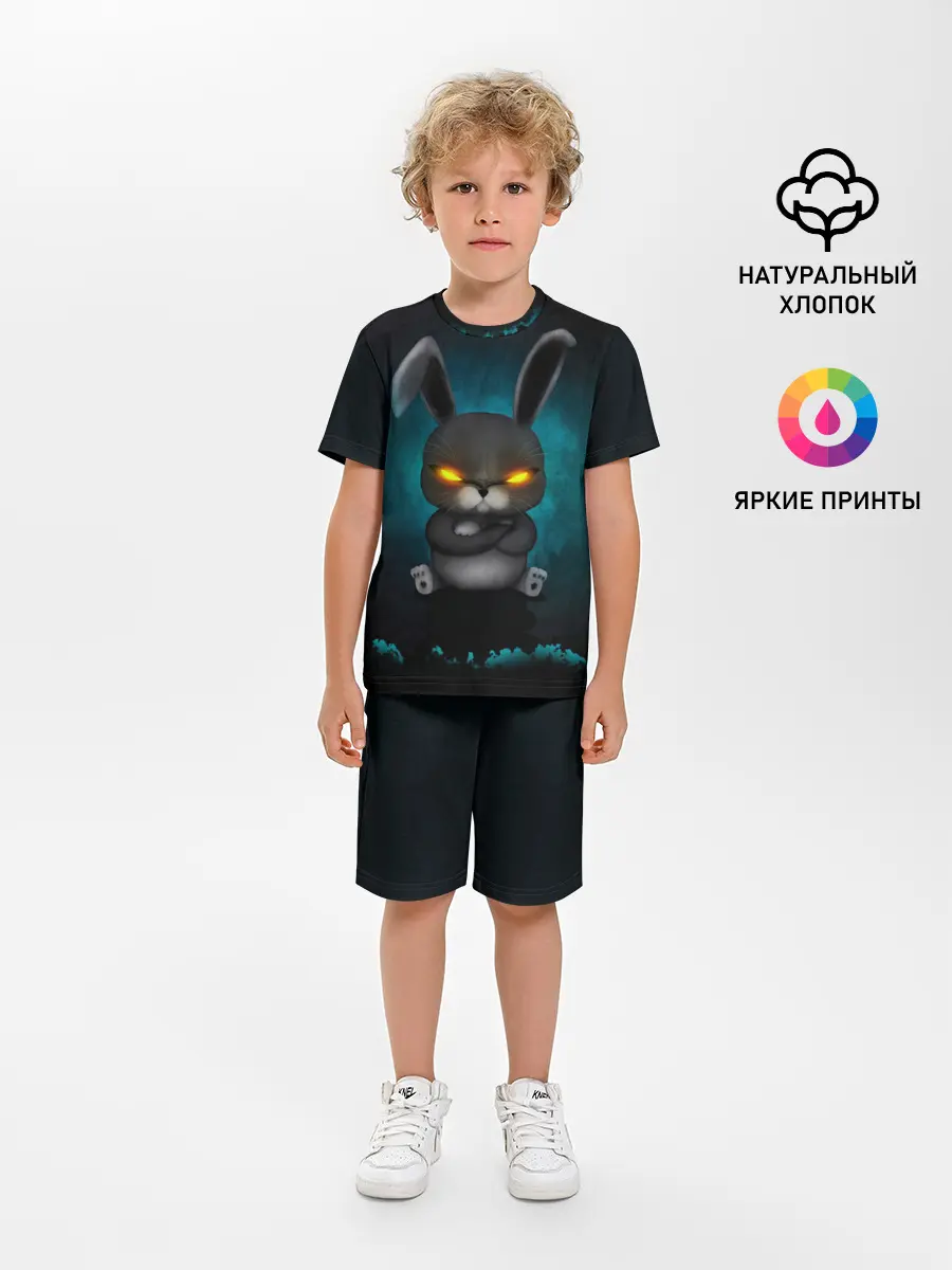 Детская пижама с шортами / NEON HARE