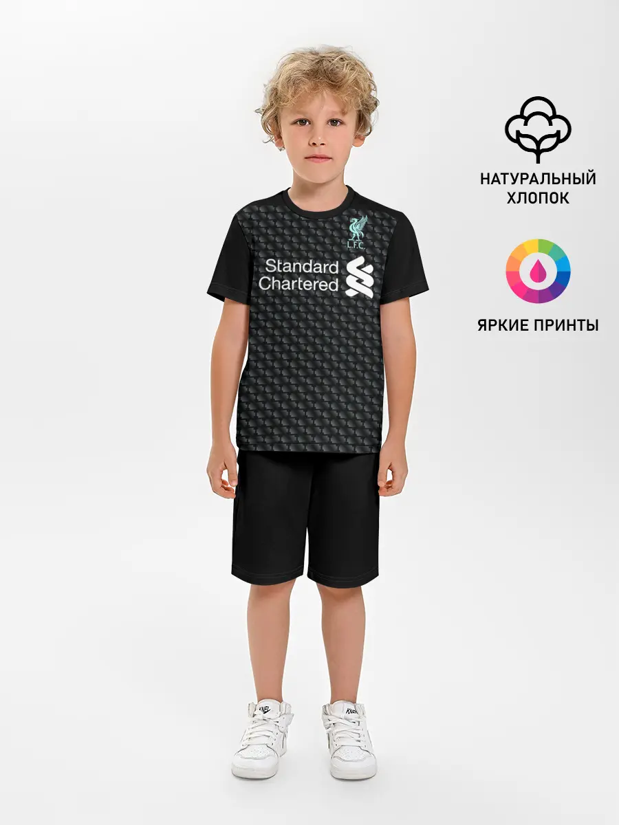 Детская пижама с шортами / Liverpool third 19-20