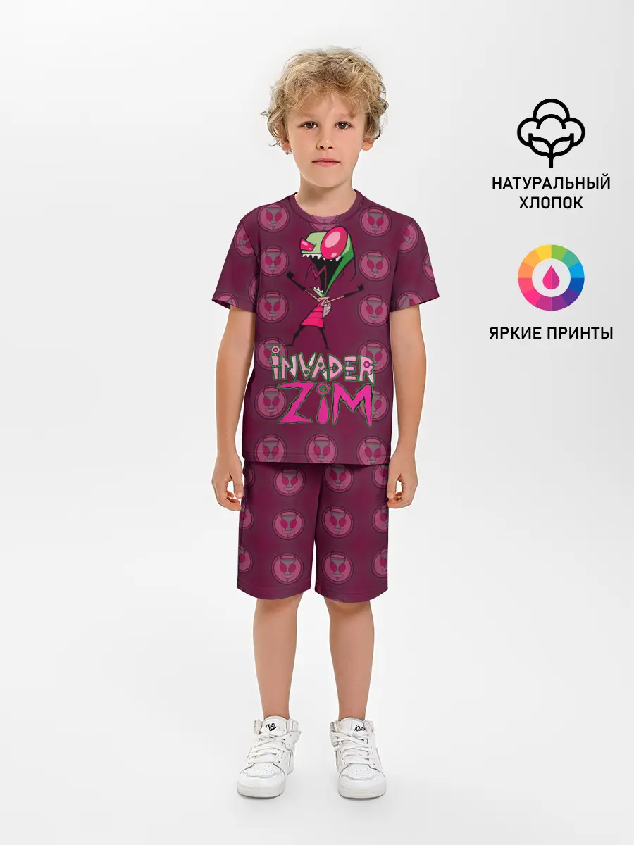 Детская пижама с шортами / Захватчик Зим