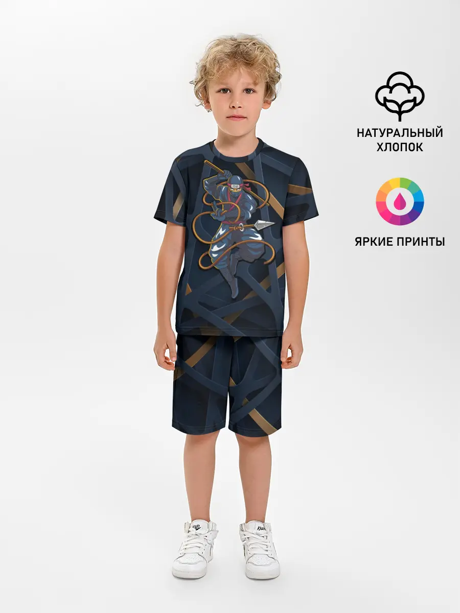 Детская пижама с шортами / Ниндзя