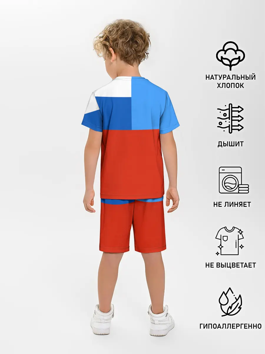 Детская пижама с шортами / Флаг МЧС России