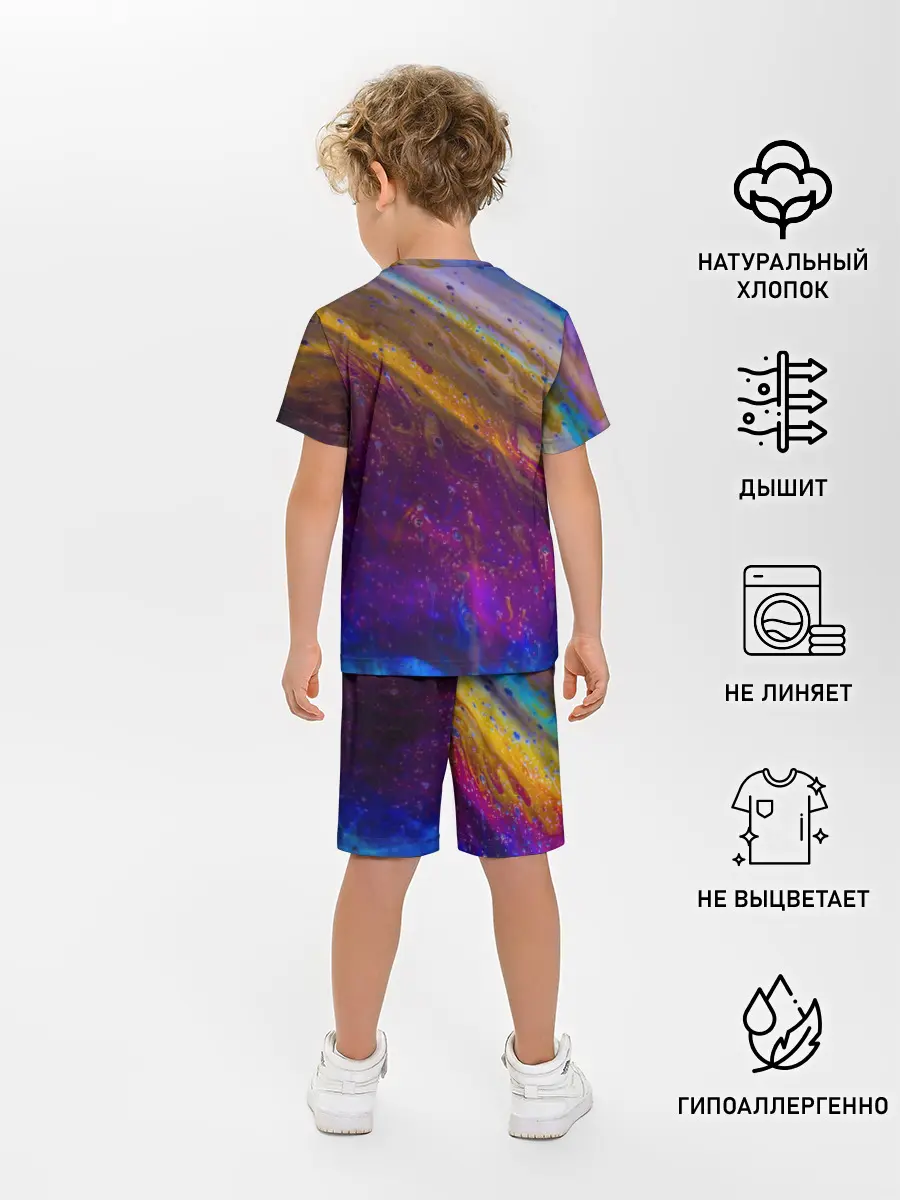 Детская пижама с шортами / Краска