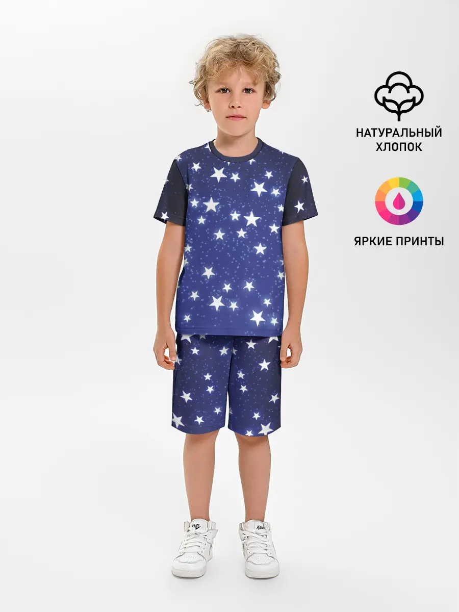 Детская пижама с шортами / Stars