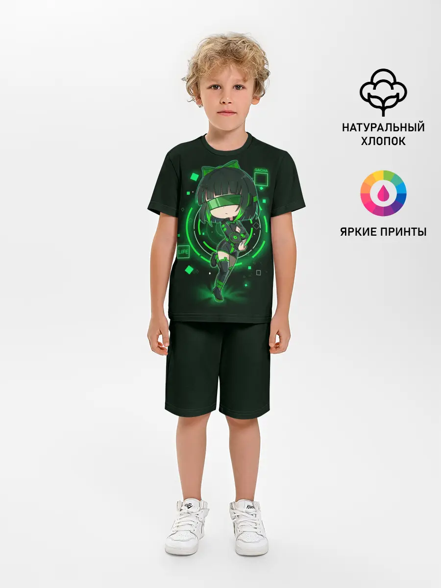 Детская пижама с шортами / Clover Gacha Club