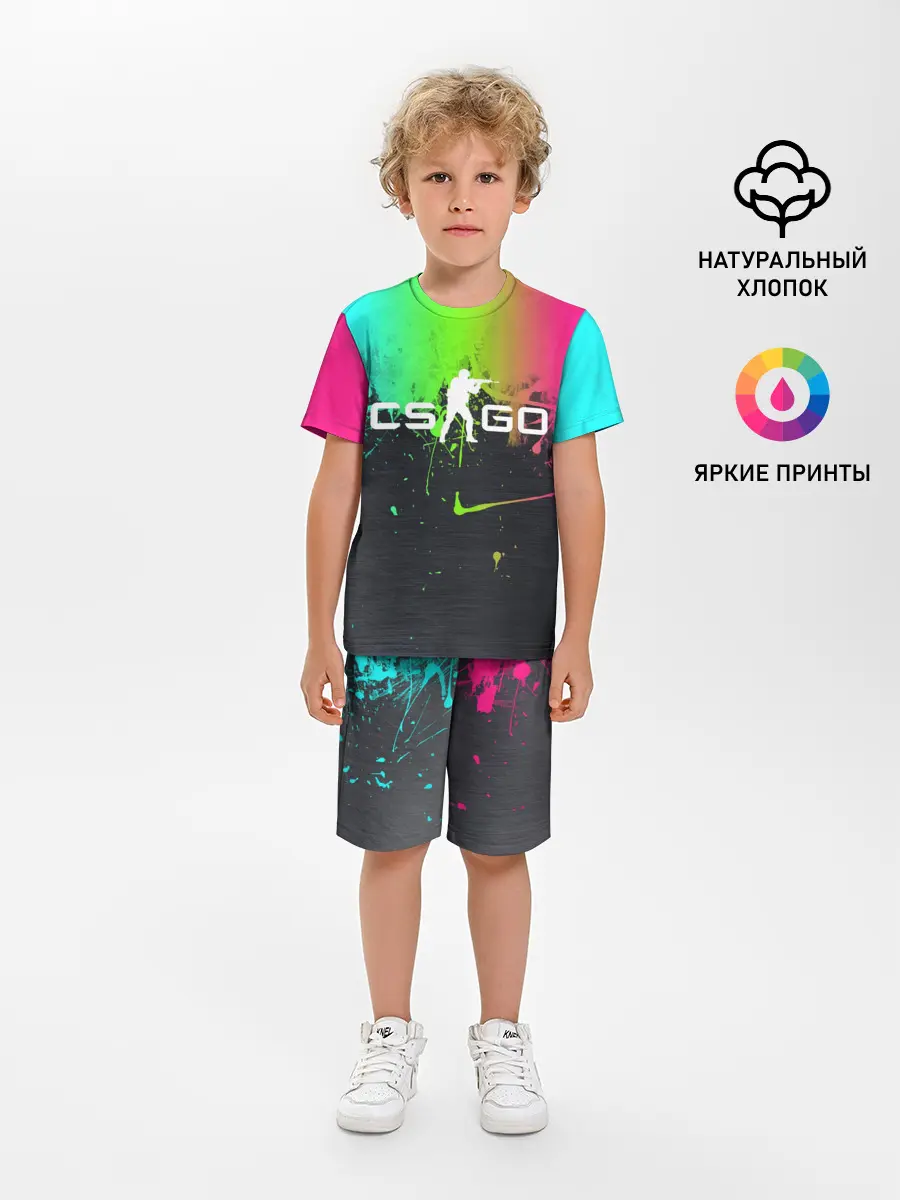 Детская пижама с шортами / Фосфор CS:Go