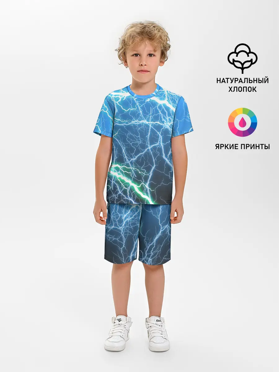 Детская пижама с шортами / РАЗРЯДЫ МОЛНИЙ