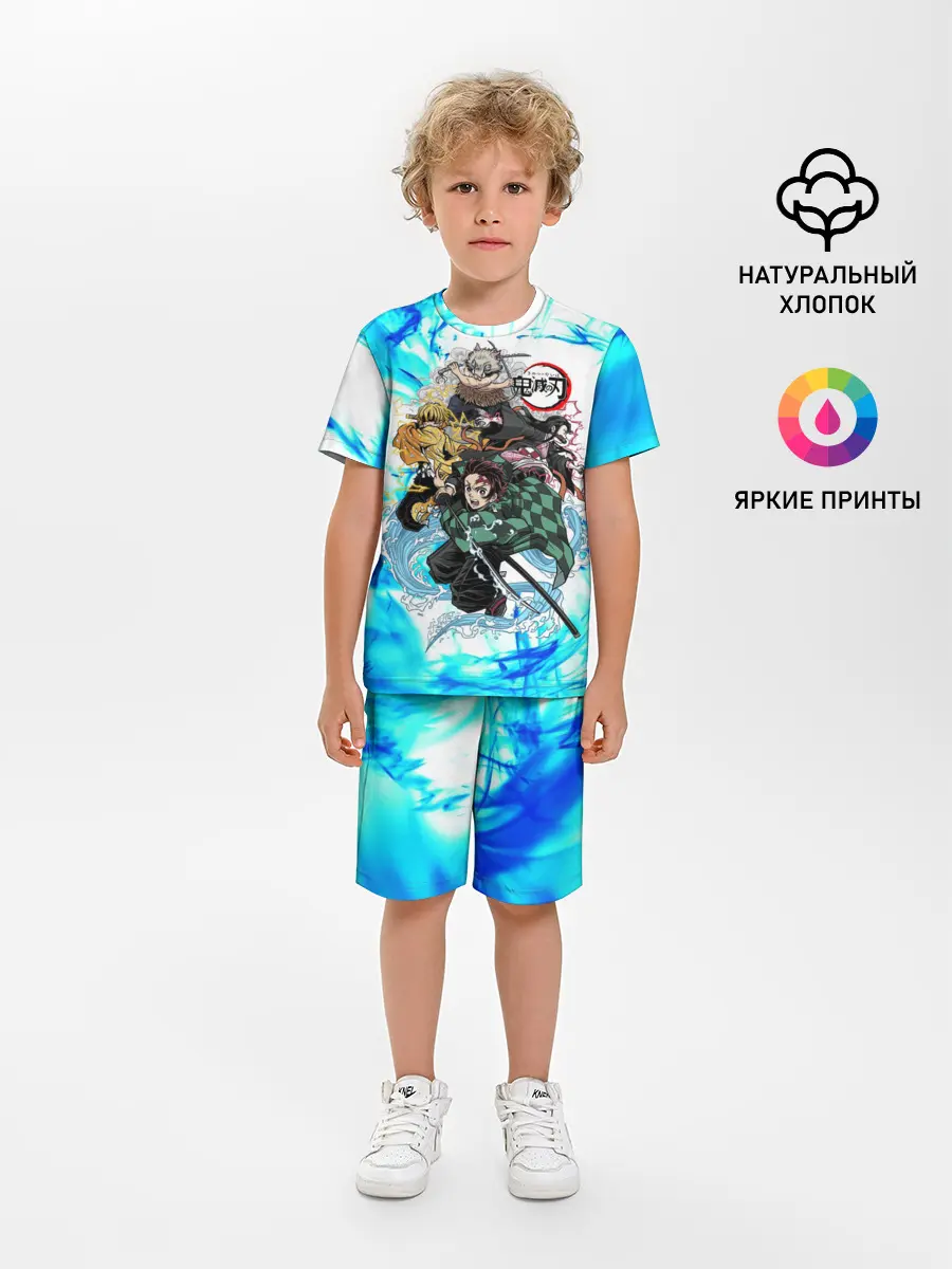 Детская пижама с шортами / КЛИНОК РАССЕКАЮЩИЙ ДЕМОНОВ
