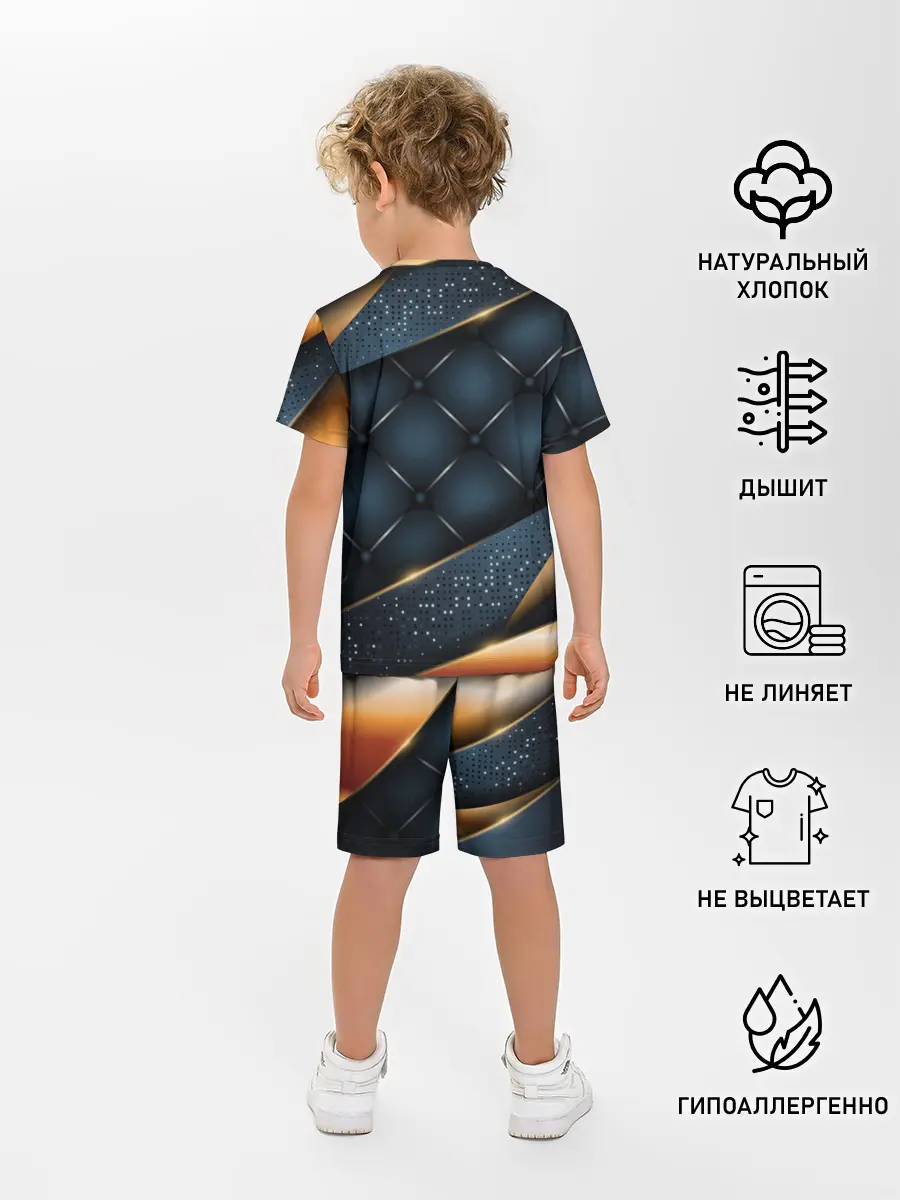 Детская пижама с шортами / 3D VIP GOLD CORNERS