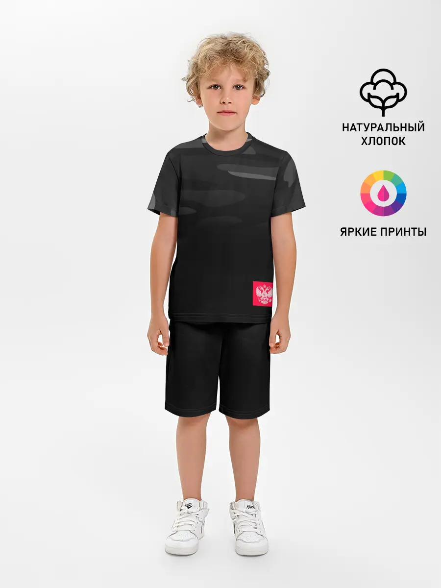 Детская пижама с шортами / Russia - Инферно