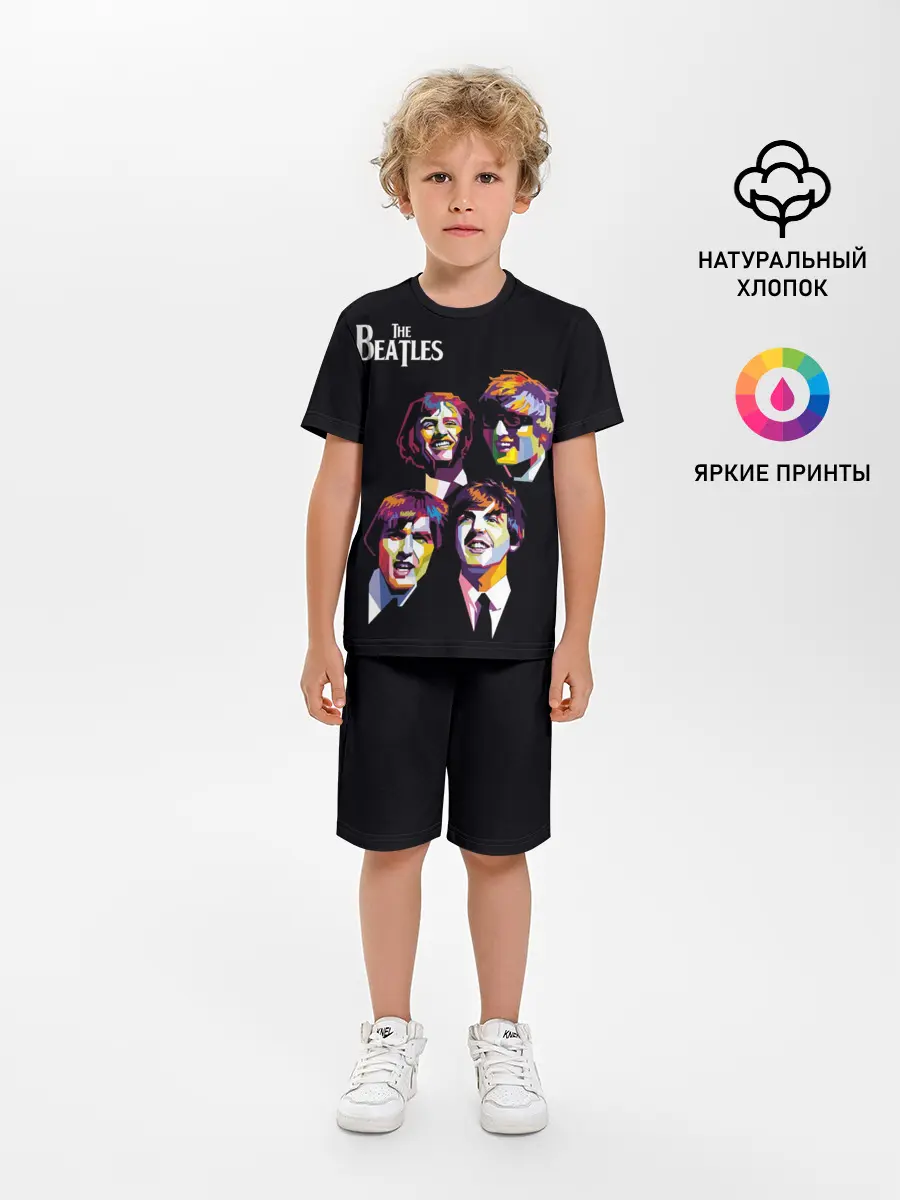 Детская пижама с шортами / The Beatles