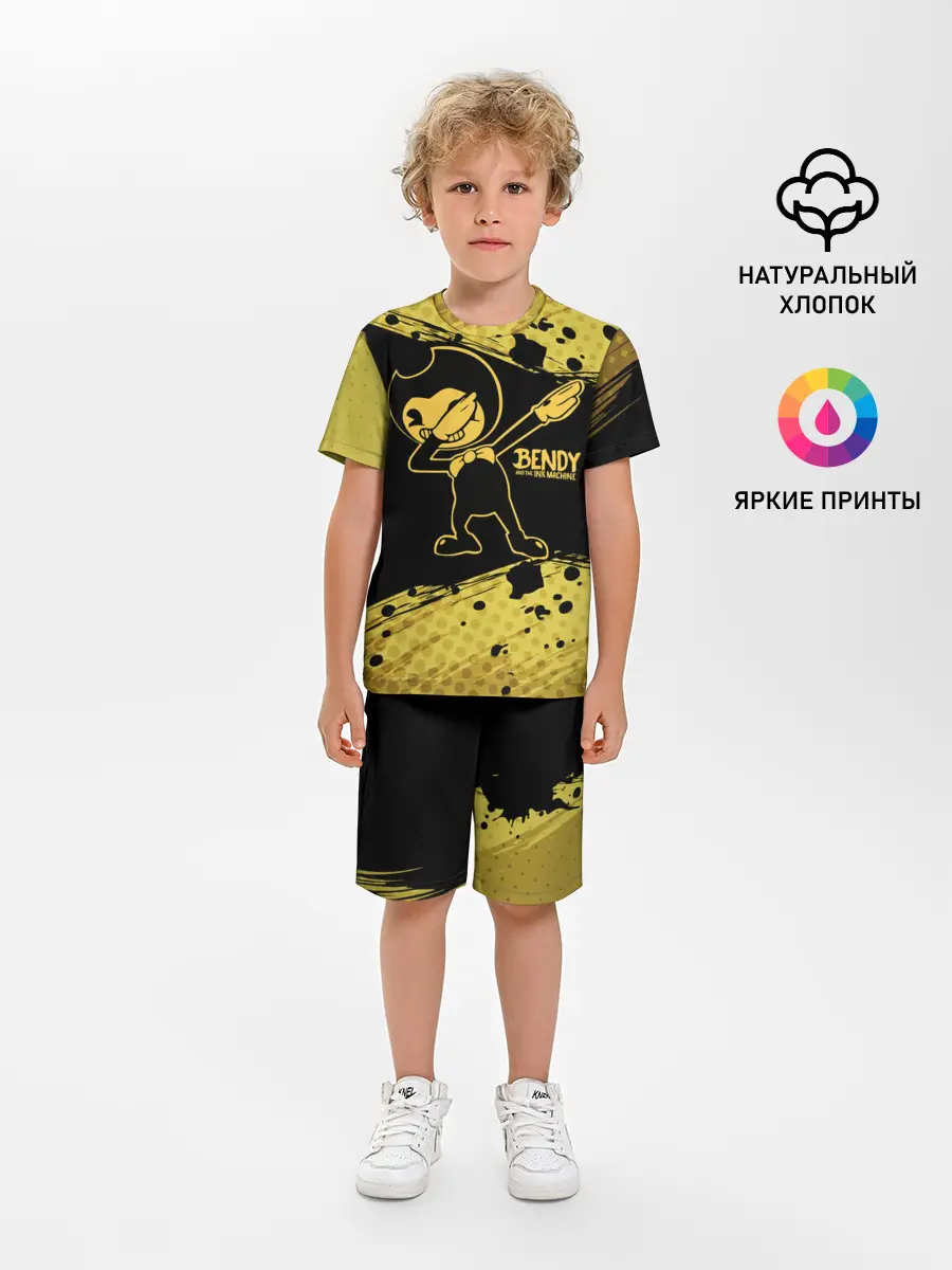 Детская пижама с шортами / BENDY AND THE INK MACHINE.