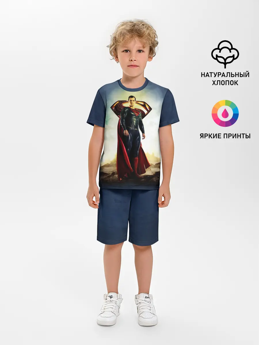 Детская пижама с шортами / Superman