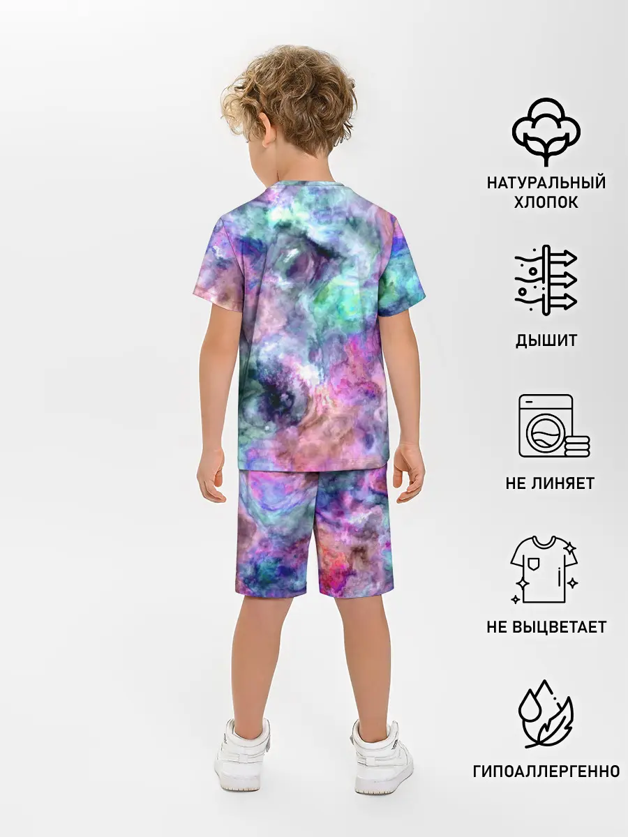 Детская пижама с шортами / Color splashes