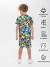 Детская пижама с шортами / Цветные Поп Котики