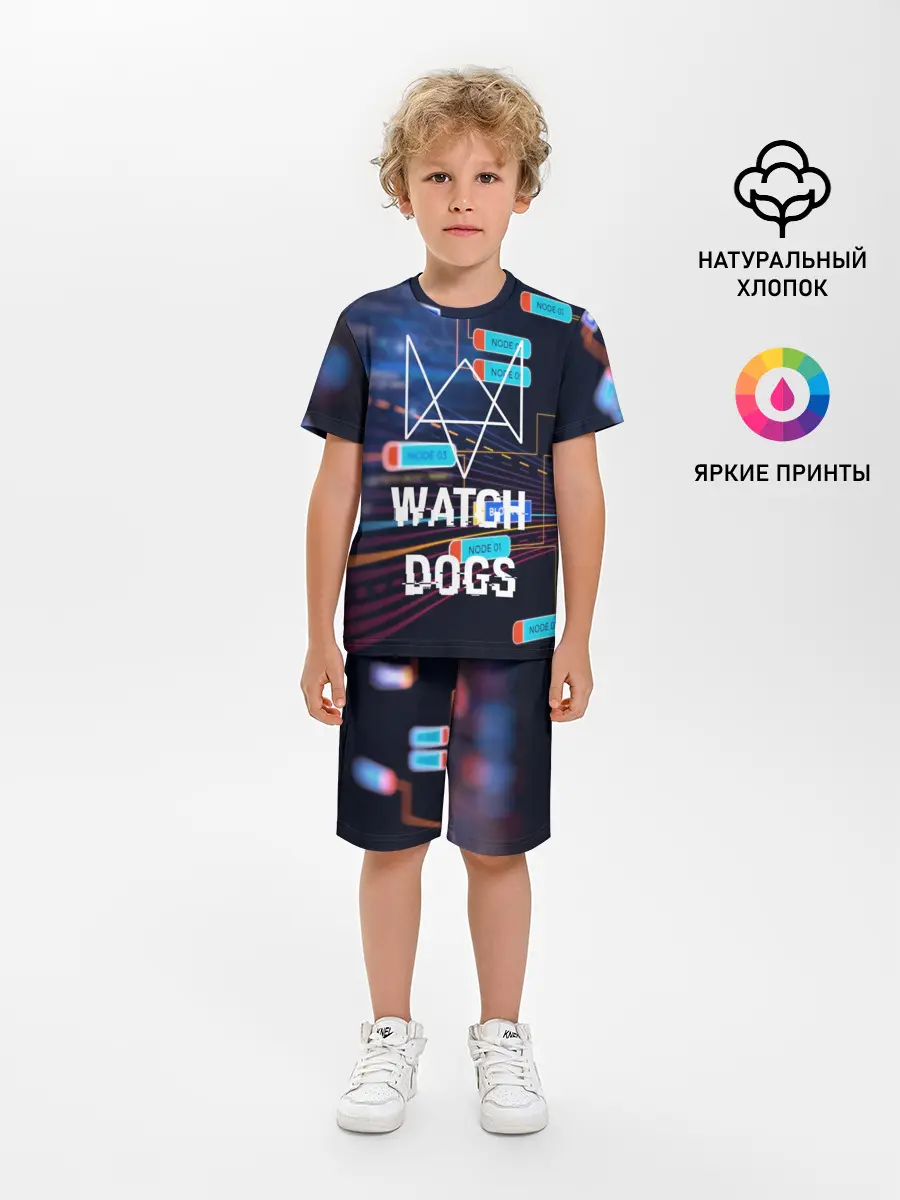Детская пижама с шортами / Watch Dogs