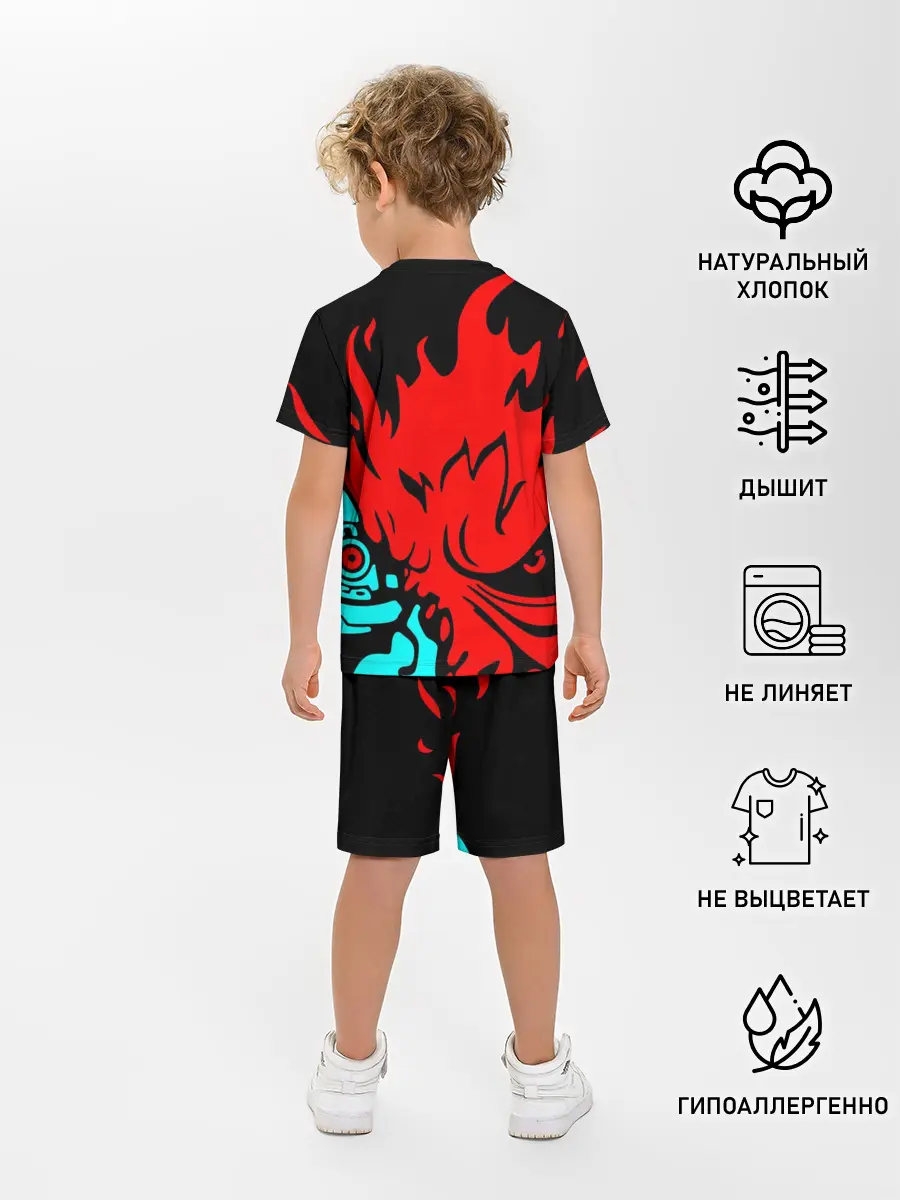 Детская пижама с шортами / Cyberpunk 2077