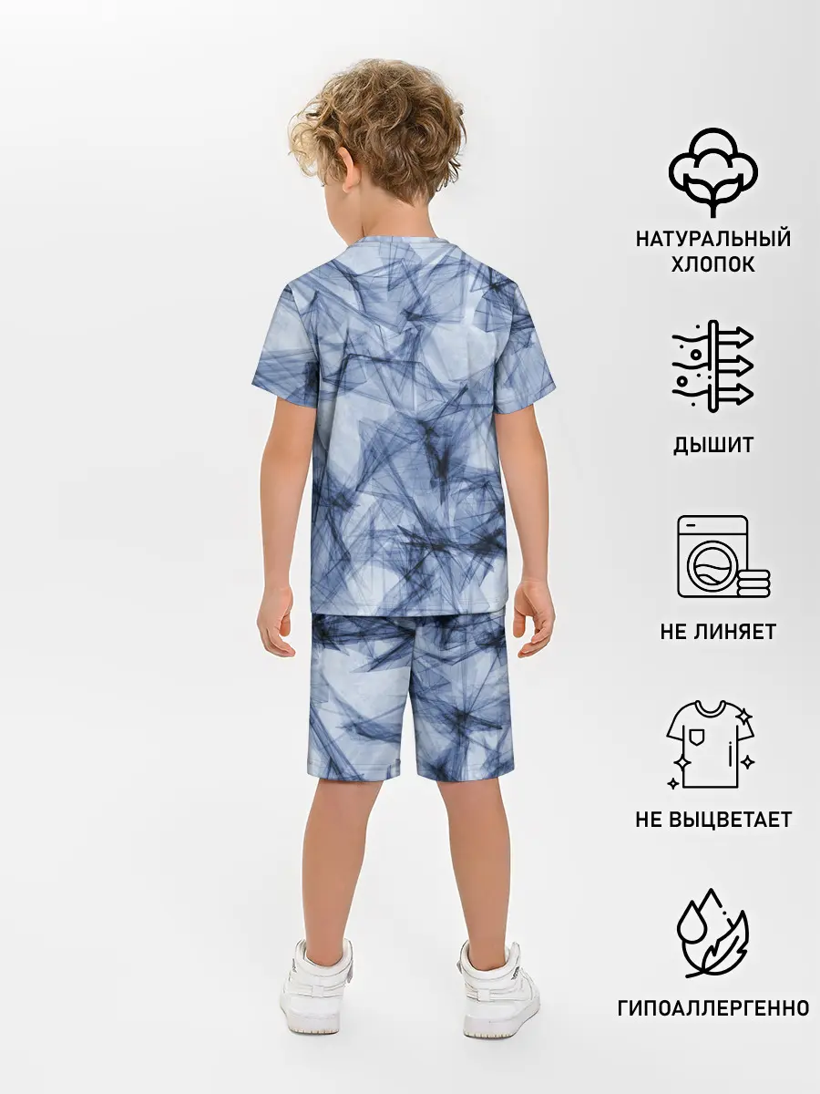 Детская пижама с шортами / Текстура.