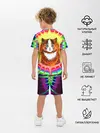 Детская пижама с шортами / Psychedelic Rainbow Cat