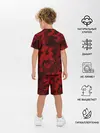 Детская пижама с шортами / RED MILITARY | КРАСНЫЙ КАМУФЛЯЖ