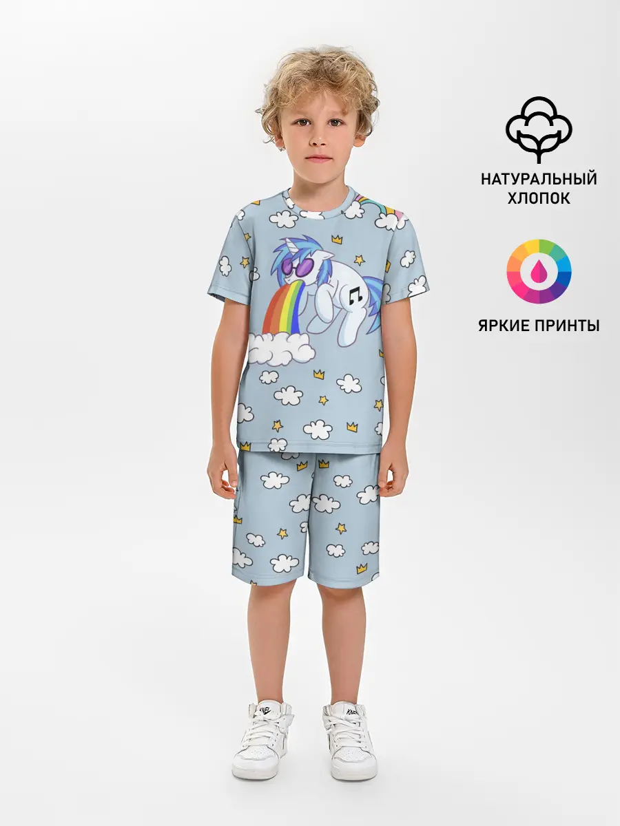 Детская пижама с шортами / Винил Скрэтч