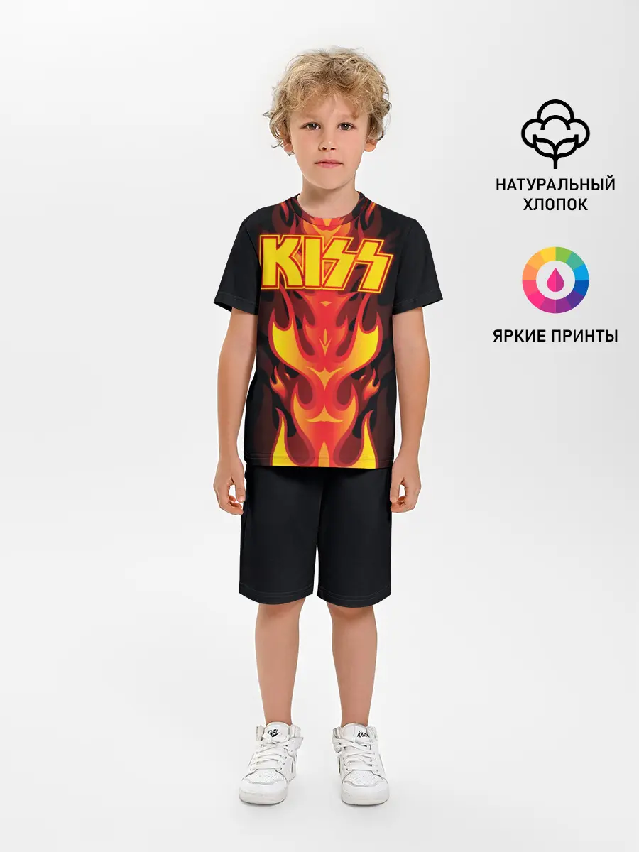 Детская пижама с шортами / Kiss