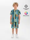 Детская пижама с шортами / Абстракция в стиле модерн