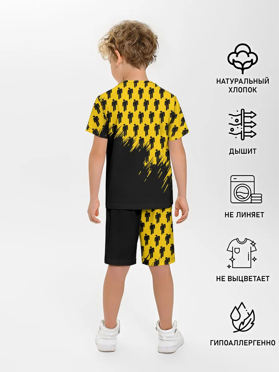 Детская пижама с шортами / Billie Eilish.