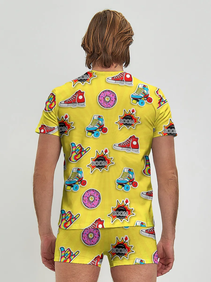 Мужские трусы с футболкой / Pop Art