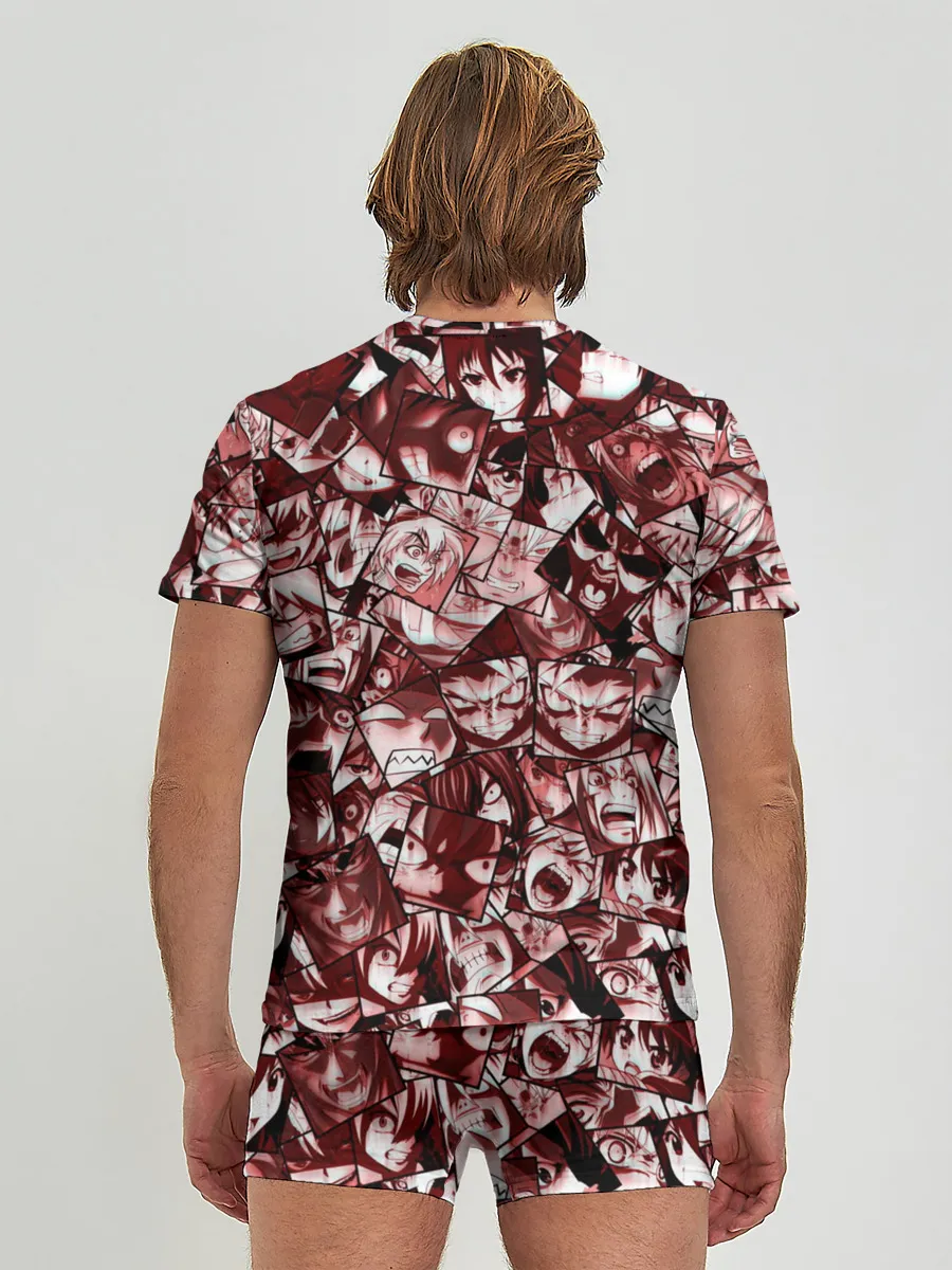 Мужские трусы с футболкой / Ярость аниме