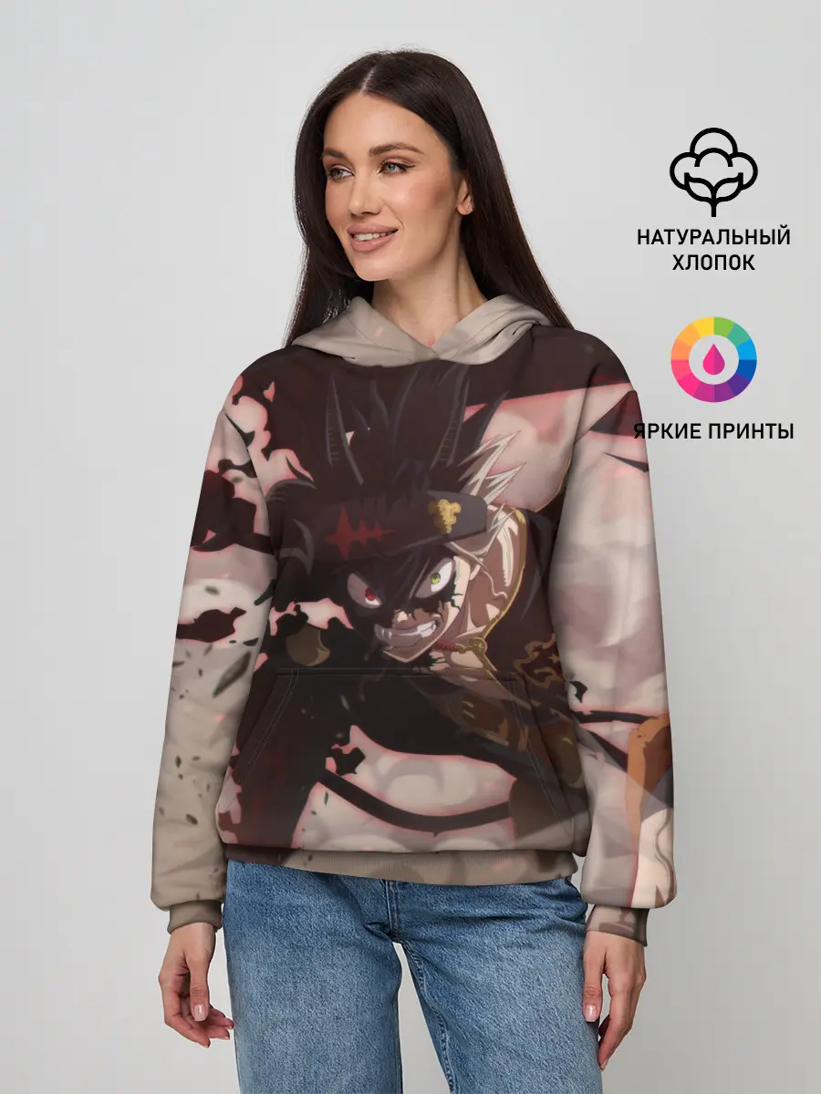 Женское худи / Астер в боевой позе