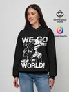 Женское худи / WE GO TO THE NEW WORLD!