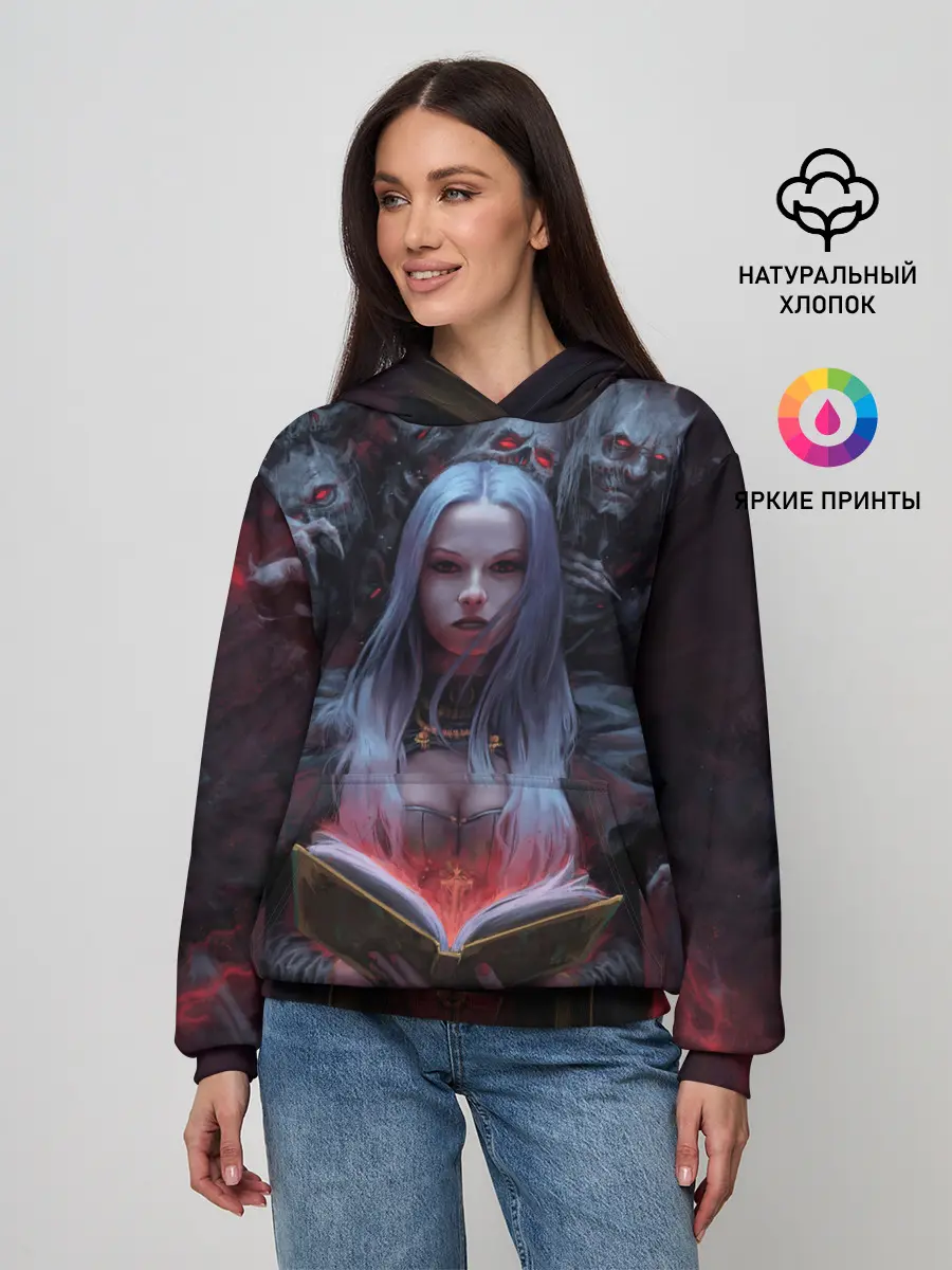 Женское худи / Demonic book
