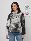 Женское худи / Мрамор