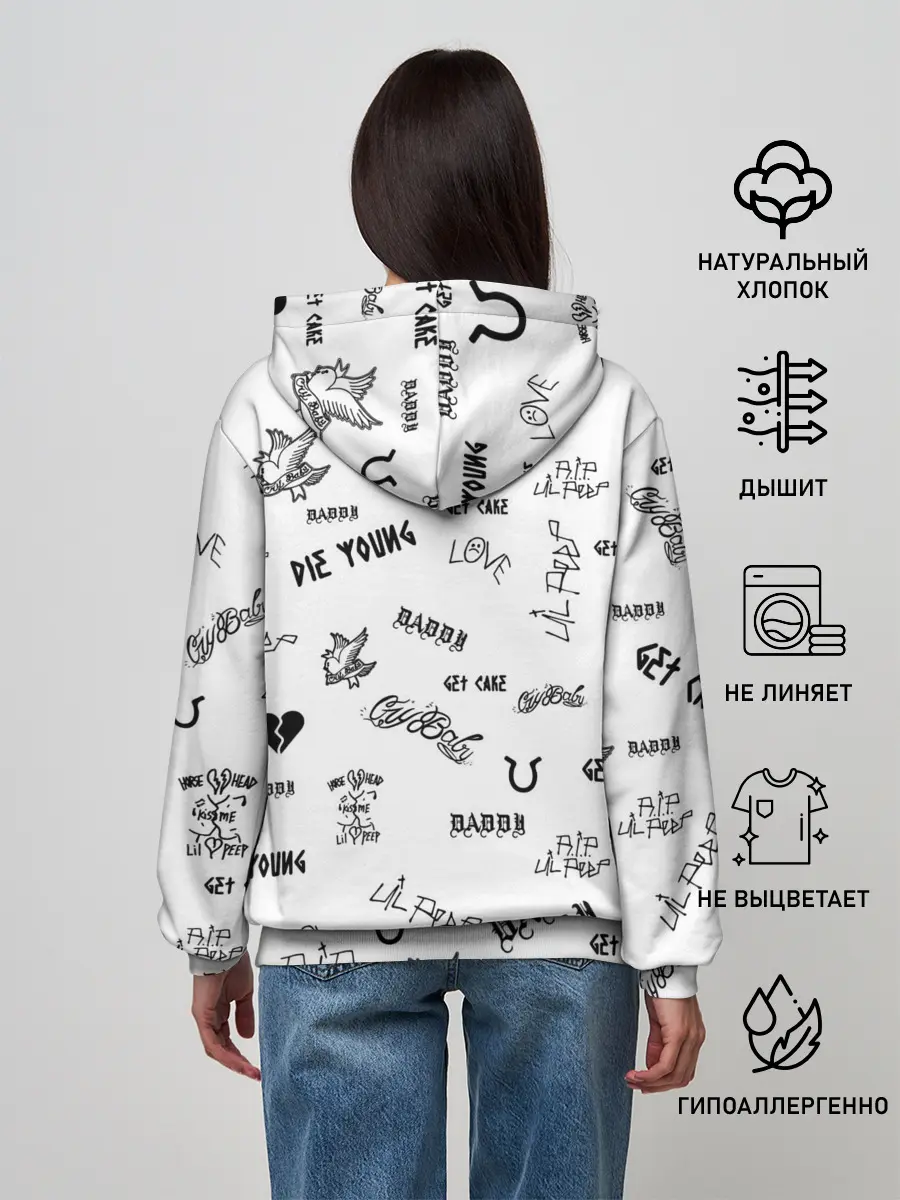 Женское худи / Lil Peep