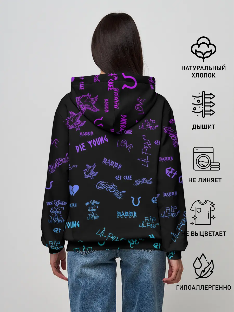 Женское худи / Lil Peep