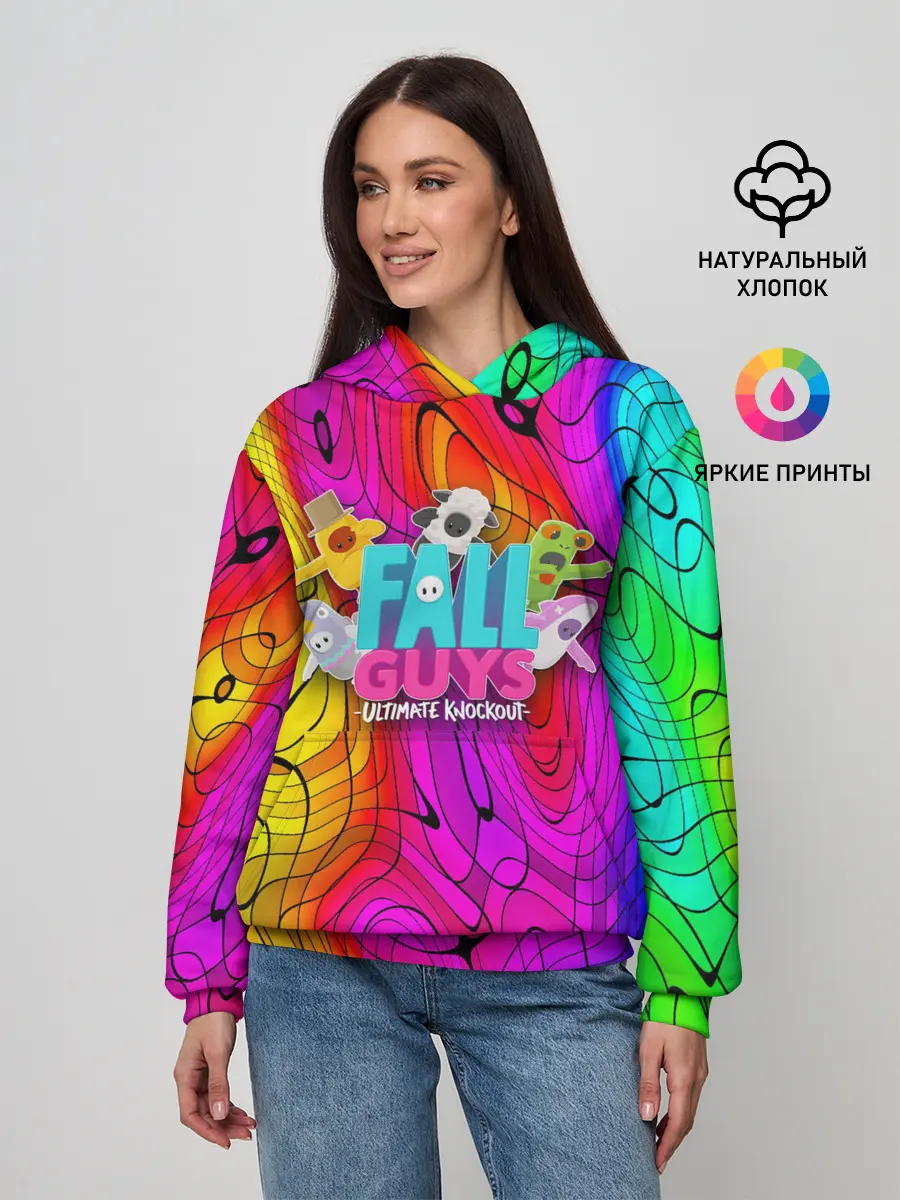 Женское худи / Fall Guys