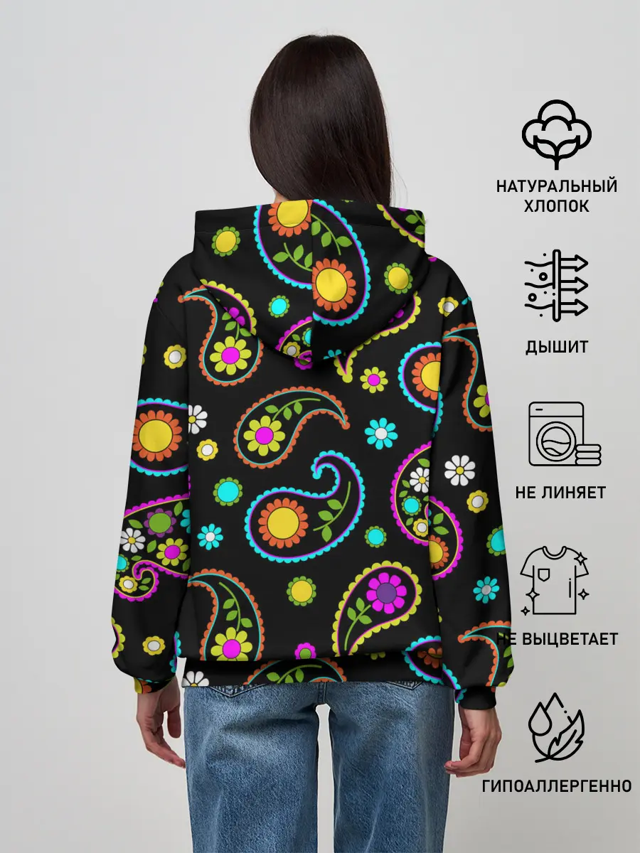 Женское худи / ЦВЕТЫ