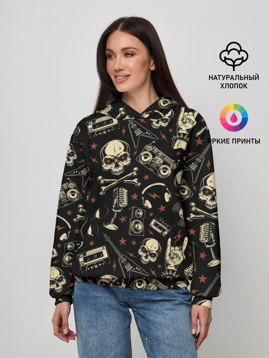 Женское худи / Рок!