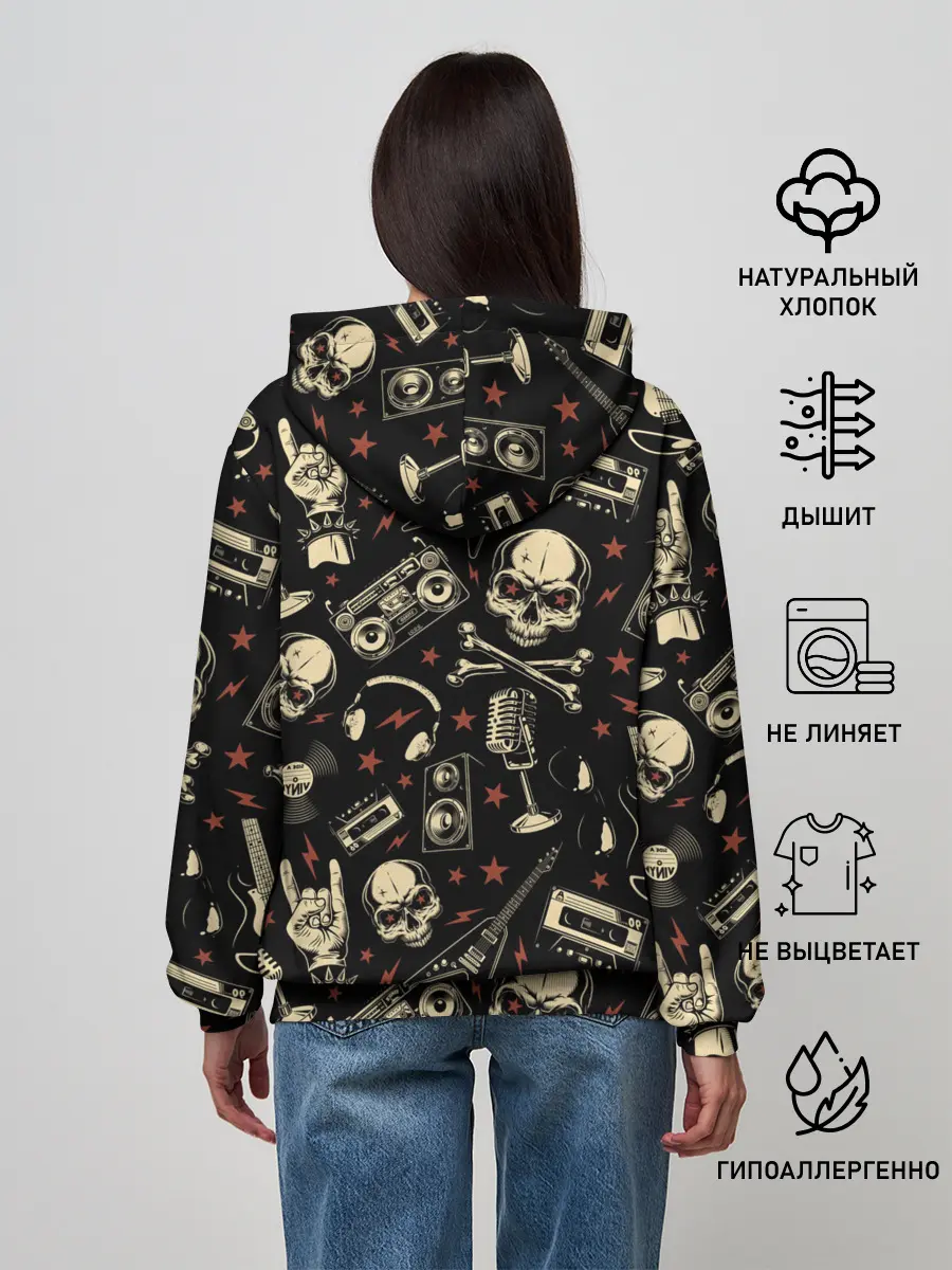 Женское худи / Рок!