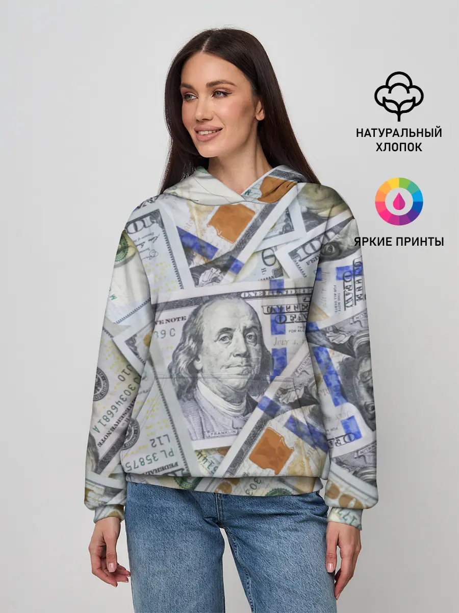 Женское худи / Доллары