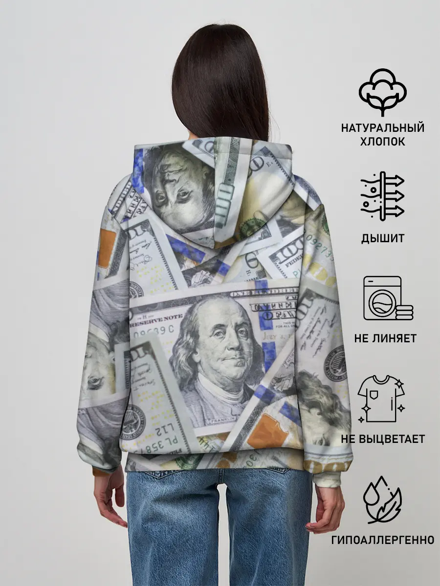 Женское худи / Доллары