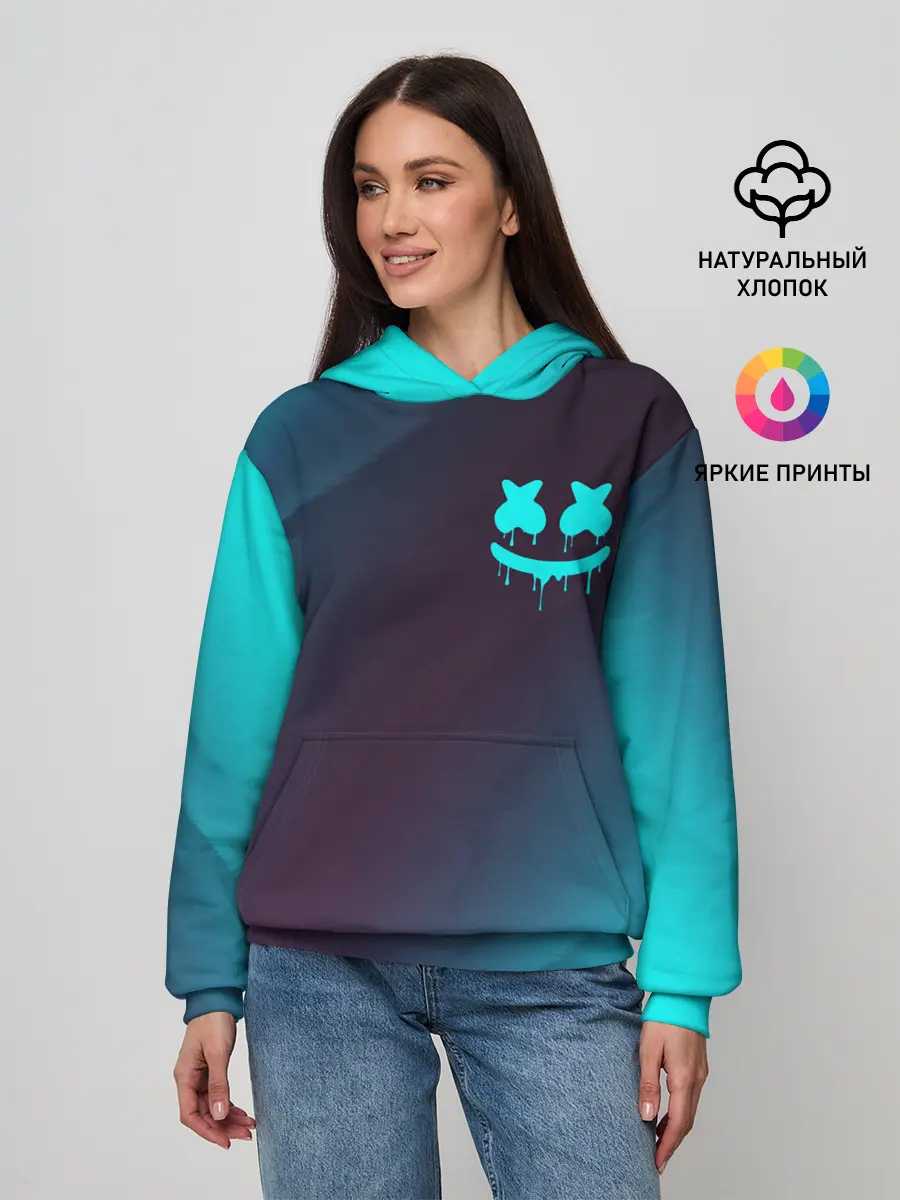 Женское худи / MARSHMELLO / МАРШМЕЛЛОУ