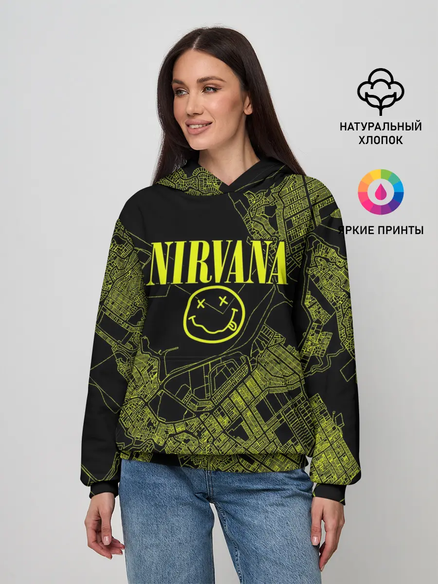 Женское худи / Nirvana | Нирвана
