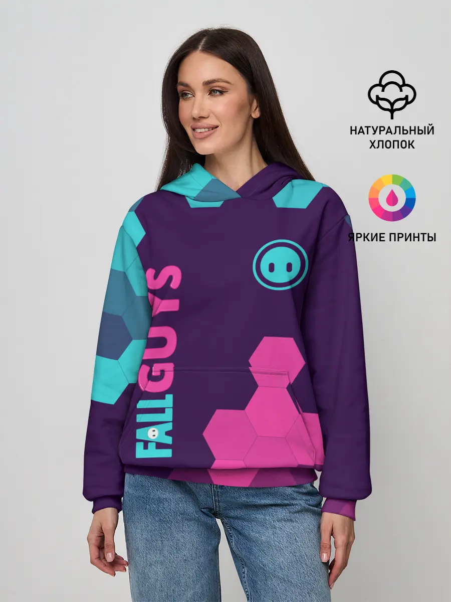 Женское худи / FALL GUYS / ФОЛ ГАЙС