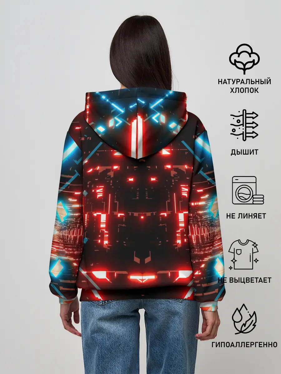 Женское худи / Neon Lights