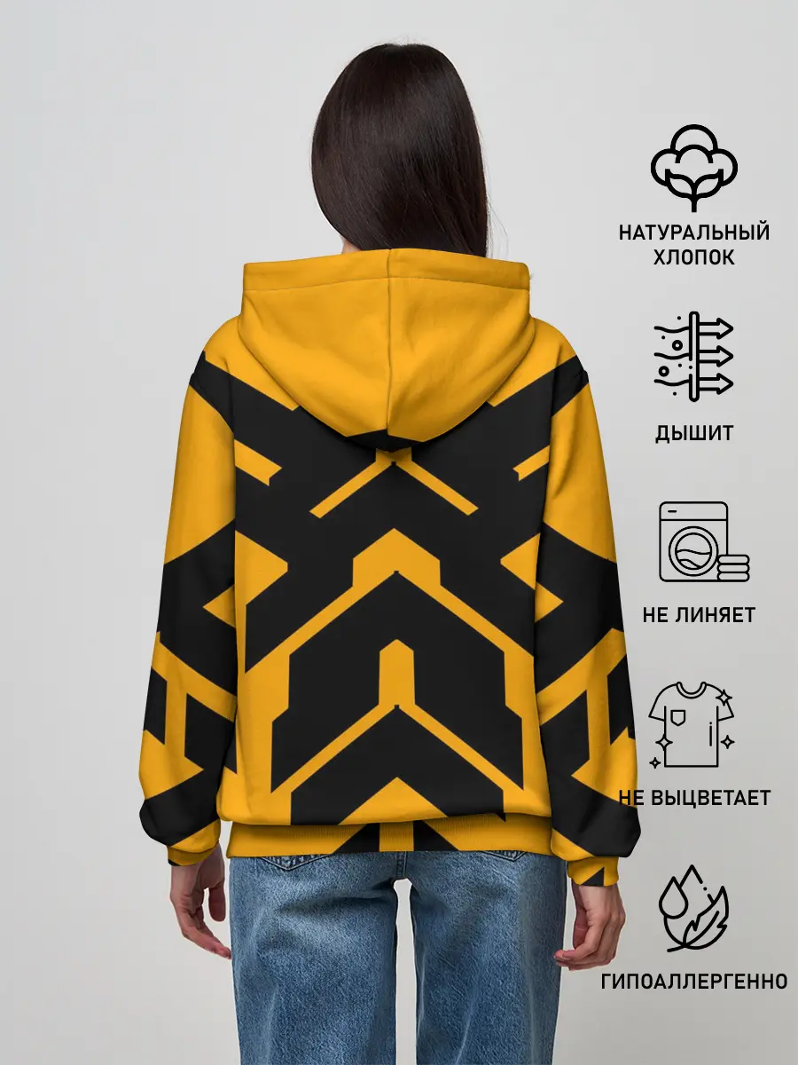Женское худи / геометрия концепт